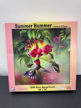 SunsOut Summer Hummer 1000 piece hummingbird jigsaw puzzle SALE🔴3/$25🔴